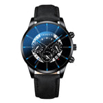 이미지를 갤러리 뷰어에 로드 , Spectacular Calendar Watch  Stainless Steel Quartz Movement Wrist Watch Relogio Masculino
