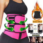 Lade das Bild in den Galerie-Viewer, Women&#39;s Waist Trainer Neoprene Sauna Belt Tummy Control Strap Slimming Fitness Belt
