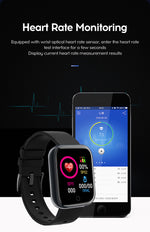 Загрузить изображение в средство просмотра галереи, Women &amp; Men&#39;s Heart Fitness Tracker Smart Watch  For Android or IOS
