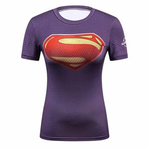 Gym Fitness Workout Sportswear Compression T-shirt 3D Fitness Workout Sweat Absorb-er