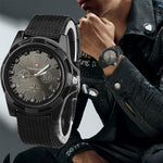 Cargar imagen en el visor de la galería, Nylon Band Military Style Watch Men Wrist Watch Quartz Men Sports Watch
